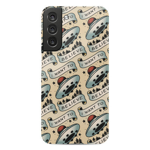I Want to Believe (Old School Tattoo) Phone Case